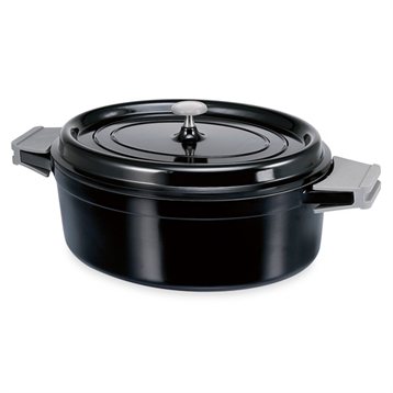 Faitouts, cocottes et marmites : Cocotte ovale noire Cook On 31 cm