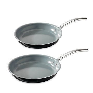 Poêles, poêlons et sauteuses : Lot 2 poêles Earth Chef 24 et 28 cm