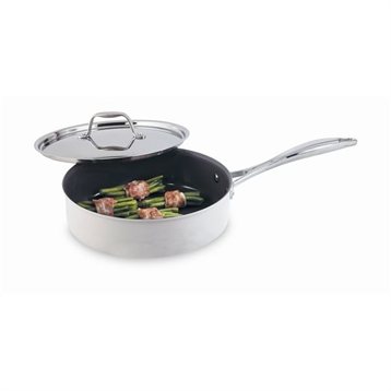 Poêles, poêlons et sauteuses : Sauteuse Chef PURE ECO LOGIC 24 cm avec couvercle