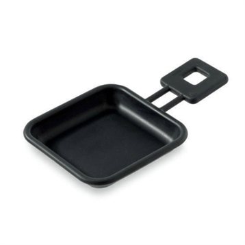Raclettes et Fondues : Lot 2 caquelons rect. noirs