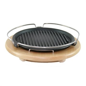 Grills : Grill rond avec base bois