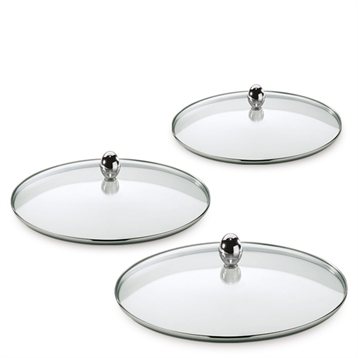 Couvercles : Lot de 3 couvercles Salvaspazio 24 à 28 cm