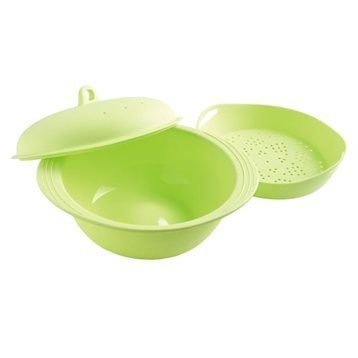 Cuits vapeur : Cuit riz et céréales silicone vert