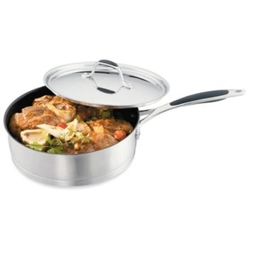 Poêles, poêlons et sauteuses : Sauteuse revêtue Suave 28 cm avec couvercle