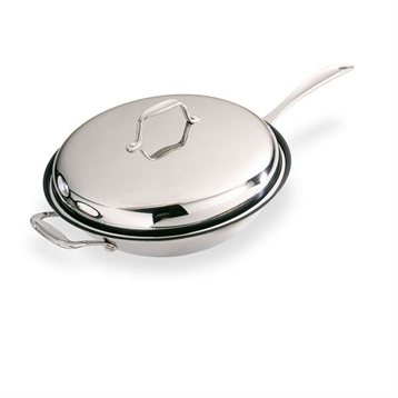 Poêles, poêlons et sauteuses : Wok Chef 30 cm avec grille et couvercle