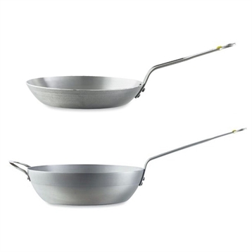 Poêles, poêlons et sauteuses : Lot poêle 28 cm et wok 32 cm Minéral B élément