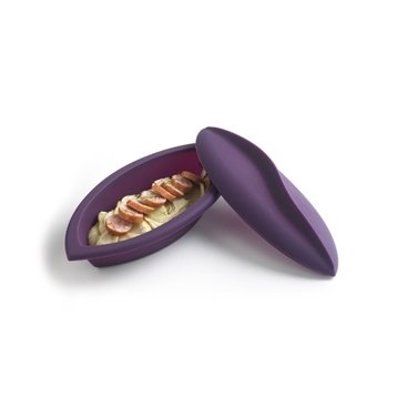 Papillotes silicone : Papillote Individuelle Prune 26 cm