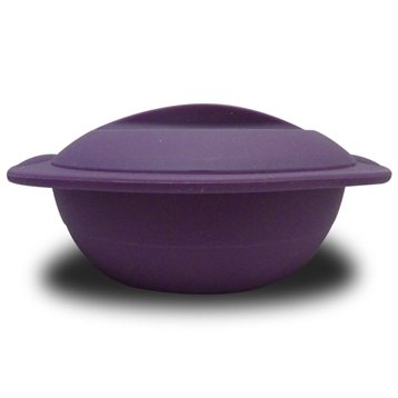 Papillotes silicone : Cocotte silicone 24 cm prune