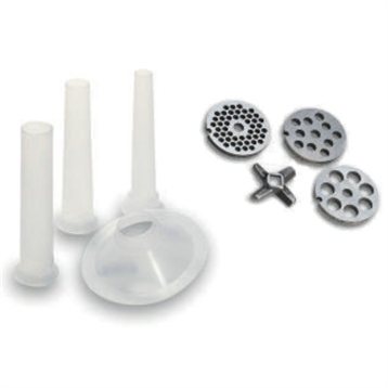 Râpes, Hachoirs et Robots Manuels : Lot 3 grilles 1 couteau 3 embouts