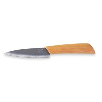 Couteaux lame céramique : Couteau d'office céramique 10 cm manche bambou
