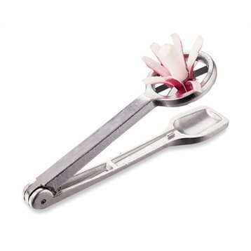 Décorateurs à fruits et légumes : Déco radis inox