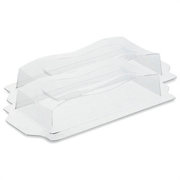 Moules et plaques à pâtisserie : lot de 2 moules semi fredo rectangle
