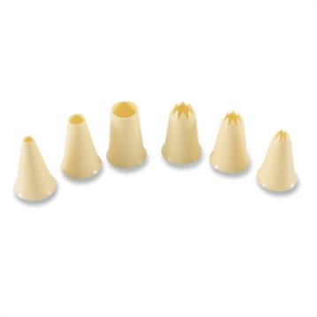 Ustensiles de décoration : Coffret 12 douilles plastiques