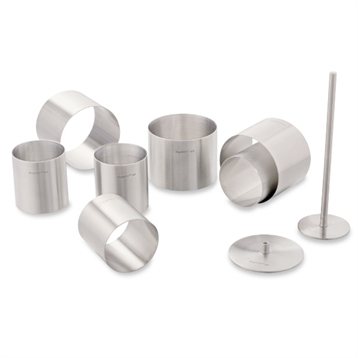 Cercles et emporte-pièces : Coffret cercles à mousse inox