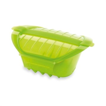 Papillotes silicone : Cocotte silicone verte OGYA 50 cl