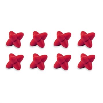 8 supports de plat étoiles rouges silicone pour 13€
