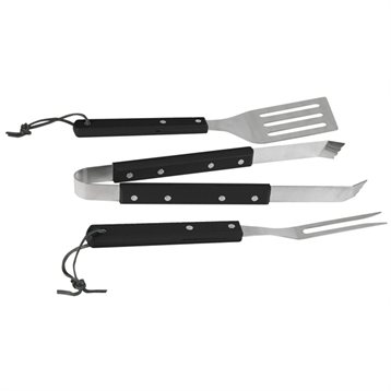 Grills, planchas, barbecues : Set d'ustensiles à barbecue noirs