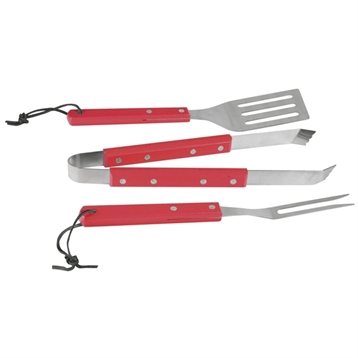 Grills, planchas, barbecues : Set d'ustensiles à barbecue rouges