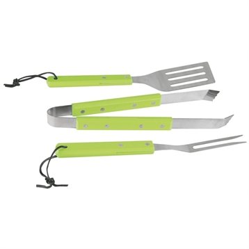 Grills, planchas, barbecues : Set d'ustensiles à barbecue verts
