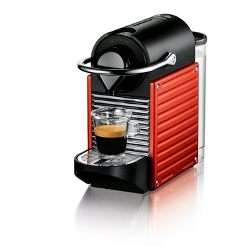 Cafetières à dosettes et capsules : Nespresso Pixie rouge