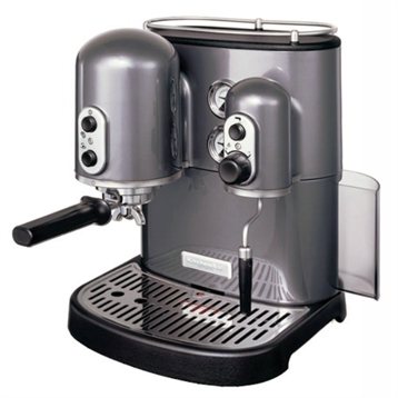 Machines à expresso : Machine à Café Espresso Artisan gris métallisé