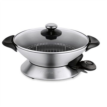 Cuiseurs et cuit-vapeurs : Wok inox électrique