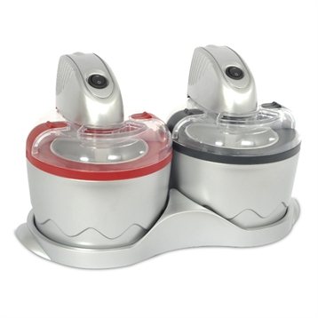Sorbetières et machines à glace : Double sorbetière grise