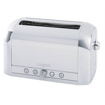 Grille-pains et toasters : Toaster 4 tranches chromé