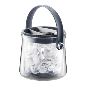 Rafraîchisseurs et bacs à glaçons : Seau à glace Cool double paroi 1,5 L gris