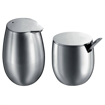Accessoires pour le petit-déjeuner : Sucrier et crémier Columbia
