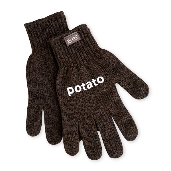 2 Gants nettoyants marron