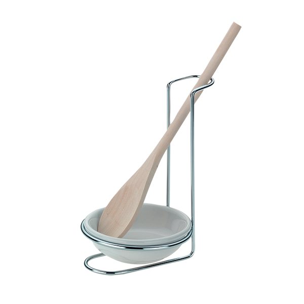 Lot De 2 Repose-cuillères En Céramique Blanche – Design Minimaliste, Réutilisable, Facile à Nettoyer | Pour Cuillères, Fourchettes, Baguettes Pendant Le Repas