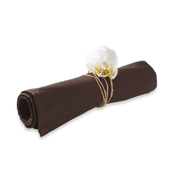 2 Serviettes confetti chocolat