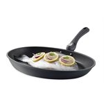 Poêle à poisson ovale Choc Induction 36 cm deBUYER