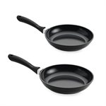 Lot 2 poêles Saveur Plus Induc 24 et 28 cm Mathon