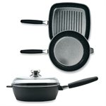 Lot grill, poêle et sauteuse Cast line 24 cm Berghoff