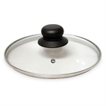 Couvercle en verre cerclé inox Saveur Plus Induc 32 cm