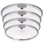 Lot de 4 couvercles verre Multiply et Classic 14 à 20 cm Cristel