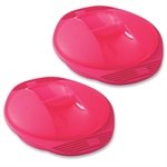 Lot 2 papillotes rondes framboise Mastrad