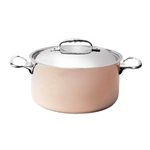 Faitout et couvercle Prima Matera induction 24 cm deBUYER