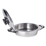 Sauteuse et couvercle 24 cm Cuisson basse température