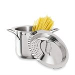 Cuit-pâtes avec couvercle égouttoir Bialetti