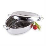 Daubière inox ovale 38 cm