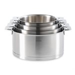 4 casseroles Strate Ligne L 14, 16, 18 et 20 cm Cristel