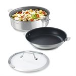 Lot poêle, sauteuse et couvercle Evolution 28 cm Beka