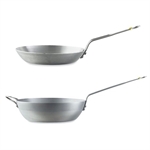 Lot poêle 28 cm et wok 32 cm Minéral B élément deBUYER