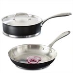 Poêle, sauteuse et couvercle Black Collection 24 cm Beka