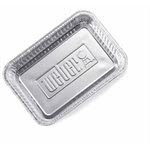 10 Petites barquettes aluminium Weber