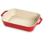 Plat à four rectangulaire 2,3 L cerise Staub