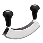 Hachoir - berceuse double manuel inox
